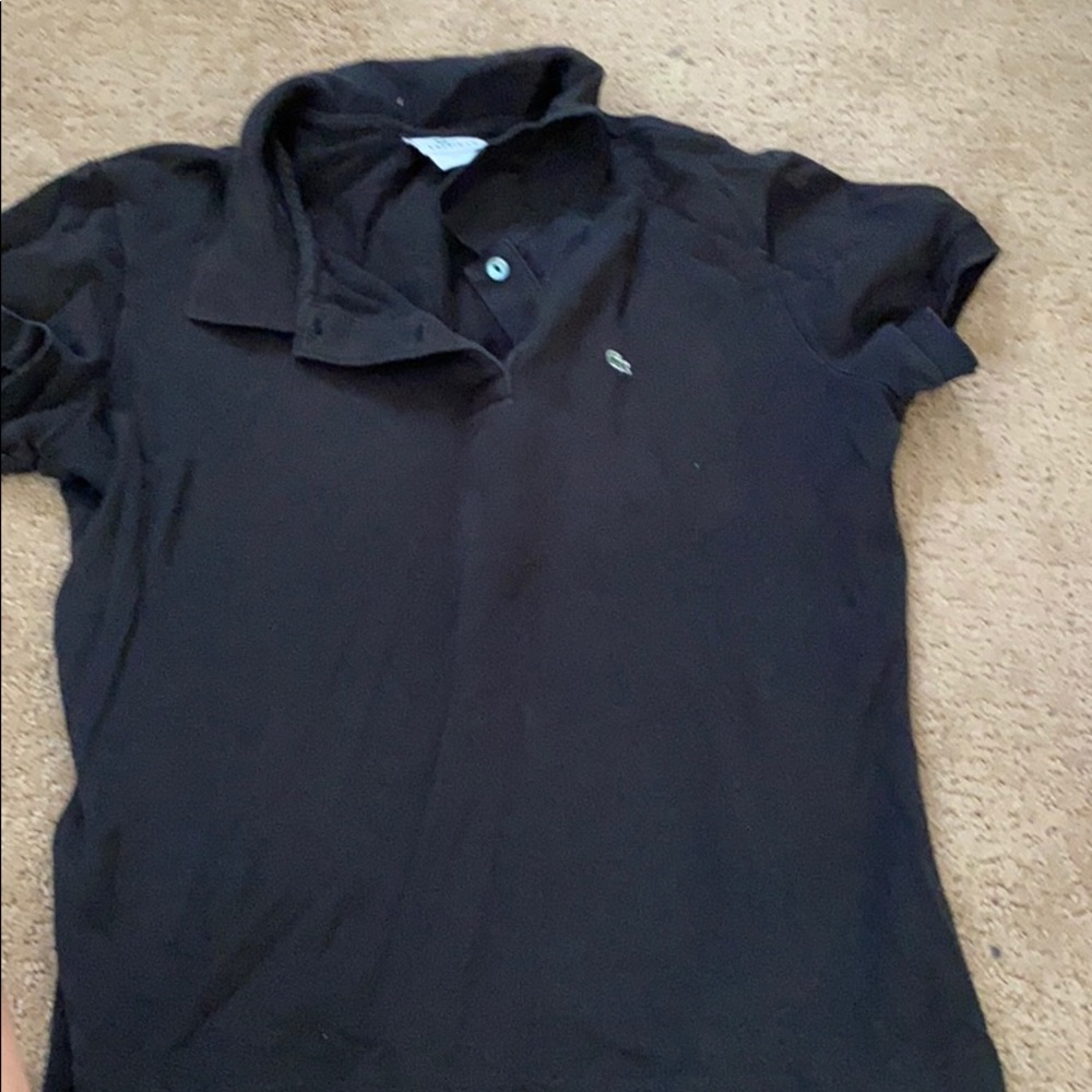 Lacoste black polo